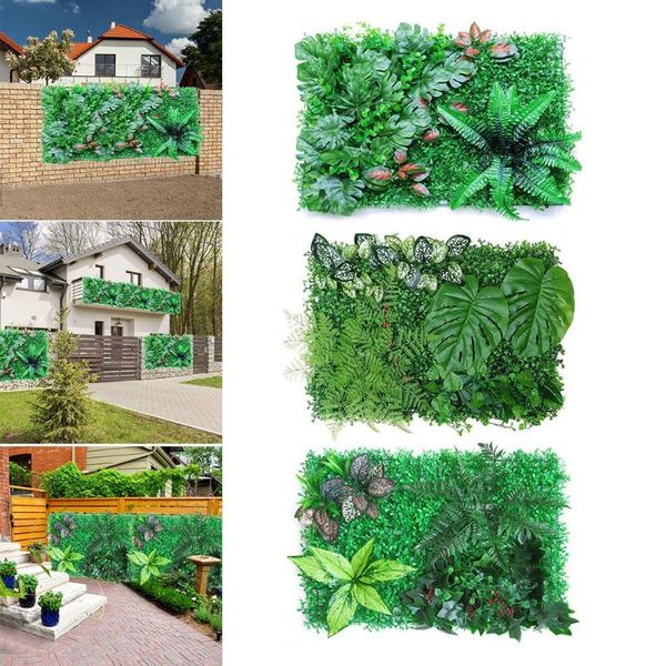

fencing, trellis & gates artificial plants mat privacy fence screen faux greenery wall panels decorative suitable for outdoor indoor