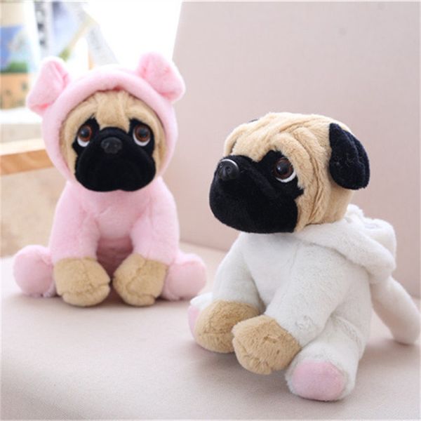 20 cm simulação de simulação de pelúcia pelúcia sharpei pug adorável cachorrinho animal de estimação brinquedo pelúcia animal brinquedo crianças crianças aniversário de natal presentes 347c3