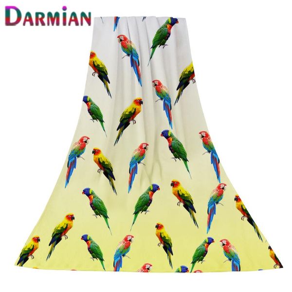 

towel darmian super absorbent large thick bath towels pretty parrot pattern micrifuber beach home textile toalla