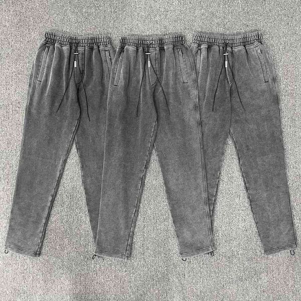 

men's pants women's 1:1 vintage pants with cotton terry, Black