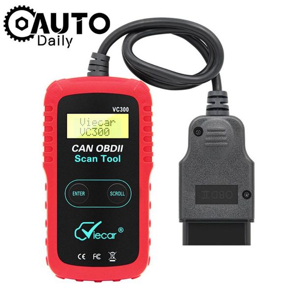 

code readers & scan tools vc300 car vehicle obd2 reader handheld fault detector with screen obd ii tool diagnostic interface