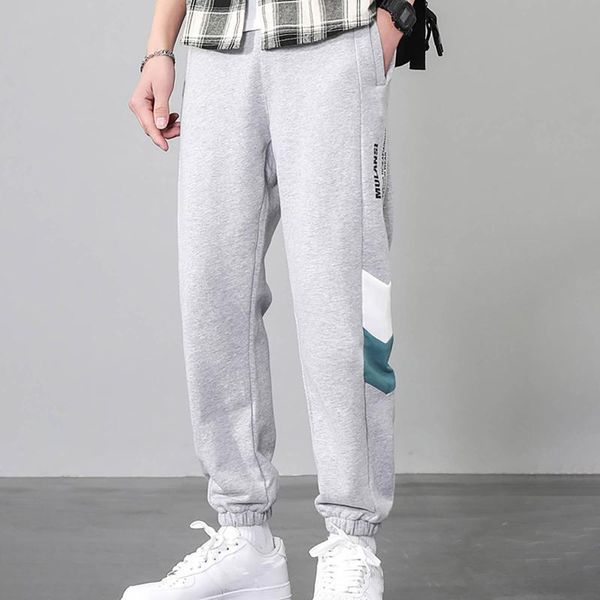 

men's pants jogging men sport sweatpants running gym joggers cotton trackpants slim fit bodybuilding trouser, Black