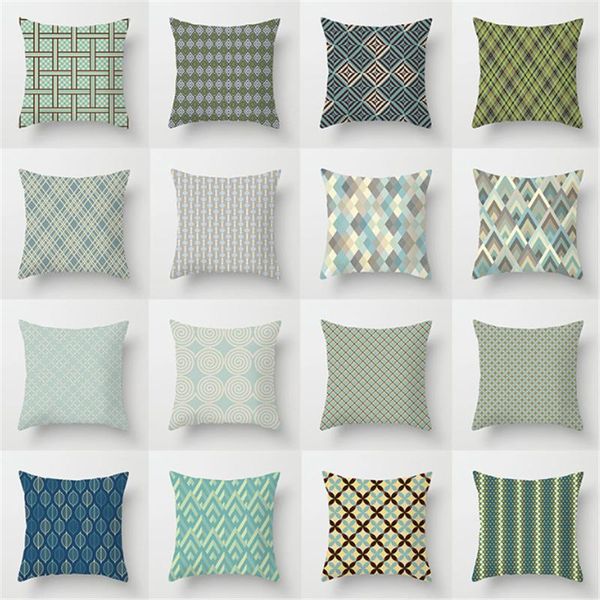 

cushion/decorative pillow nordic lattice geometric hug pillowcase home decorative sofa polyester throw living room bedroom cushion cover