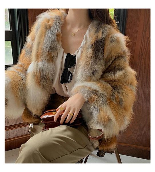 

women's fur & faux luxury jacket finland's rare sun coat, Black