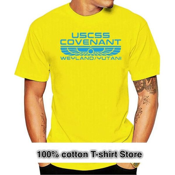 

men's t-shirts men t shirt uscss covenant - weyland yutani xenomorph t-shirt novelty tshirt women, White;black