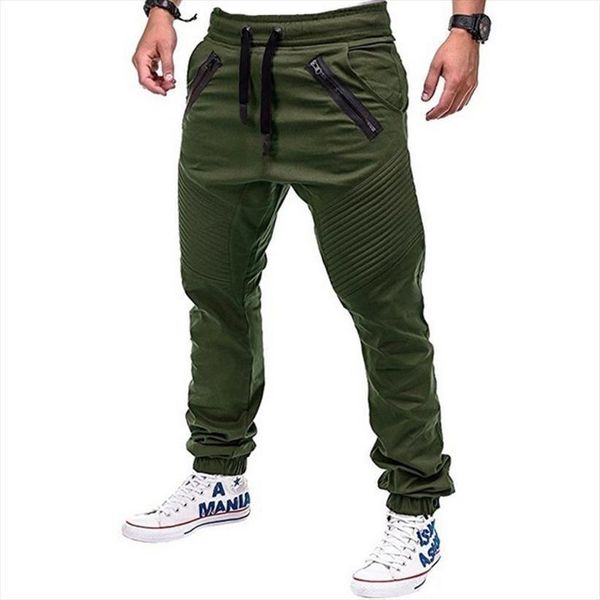 

cargo casual solid multi women pant pocket trousers plus size joggers sweatpants, Black