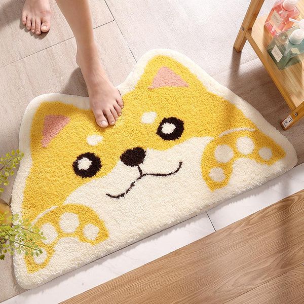 

bath mats bathroom rug mat cartoon household floor toilet water absorption non-slip door bedroom