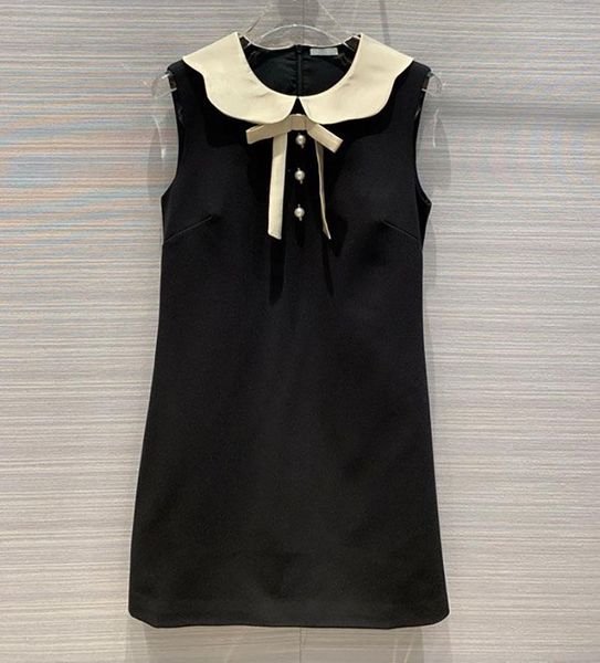 

autumn solid party dress office women turn-down neck spring casual 3/4 sleeve vestidos dresses, Black;gray