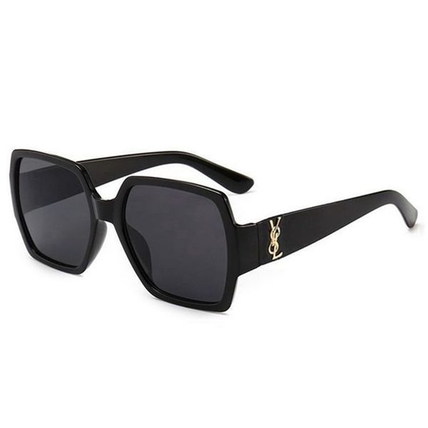 

2020 oversized square sunglasses women luxury brand fashion flat black clear lenses a piece of men gafas shadow mirror uv400 glasses wholesa, White;black