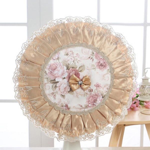 

other household sundries rustic fashion fabric lace fan cover electric heating dust home decor