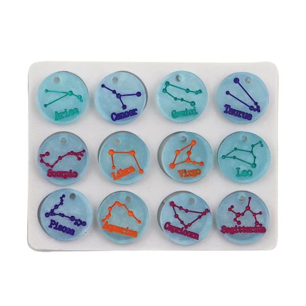 

baking moulds 12 constellation fondant silicone mould diy decoration epoxy cake decorating tools