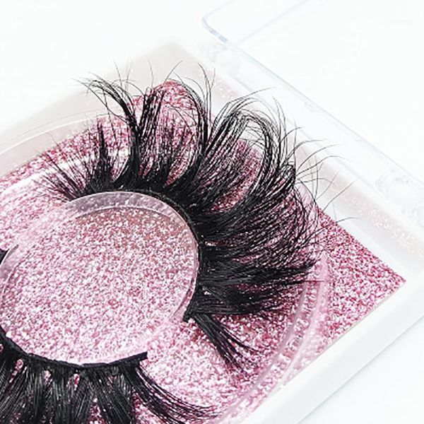 

3d mink lashes wispy fluffy long eyelash siberian strip thick curling 27mm lashes1