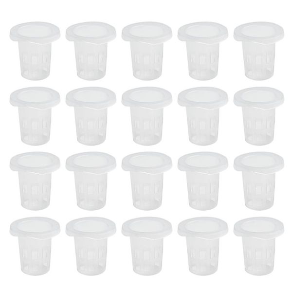 

35*35mm vegetable net cups cup slotted mesh planters & pots