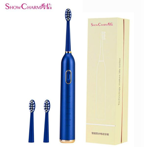 

showcharm-tooth brush toothbrush electric ultrasonic teeth sonic 360 smart