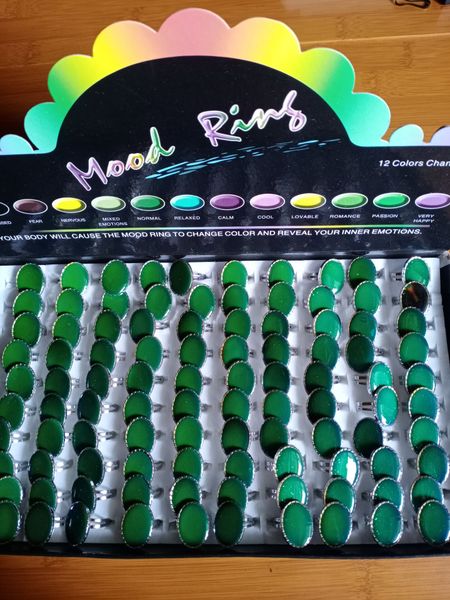 

eye mood ring charming rings change color female, Silver