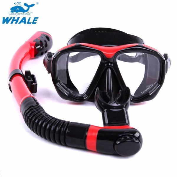 

snorkel set with tempered scuba mask and dry diving ocean fun traveling msk-200-100 masks