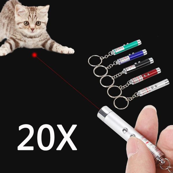 

cat toys 20pcs led laser pointer light pen interactive game toy scratching training tool