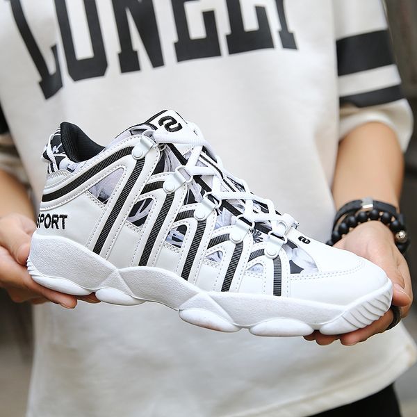 

2021 men's high-running shoes men women sports black white red blue casual thick-soled lovers sneakers trainers