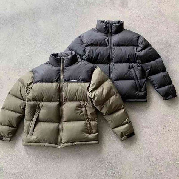 

chao brand carhart2022 new kaha classic stitching embroidery 90 down jacket, Black