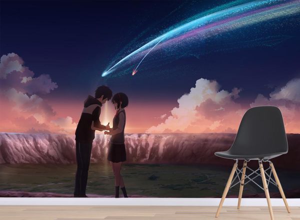 

wallpapers [self-adhesive] 3d your name 319 japan anime wall paper mural print decal murals