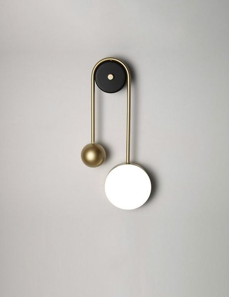 

nordic minimalist bedside lamp wall bedroom simple modern living room light luxury