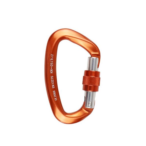 

cords, slings and webbing outdoor rock climbing 5.8cm*10cm security safety buckle carabiner hook master lock 25kn for rappelling rescue acce