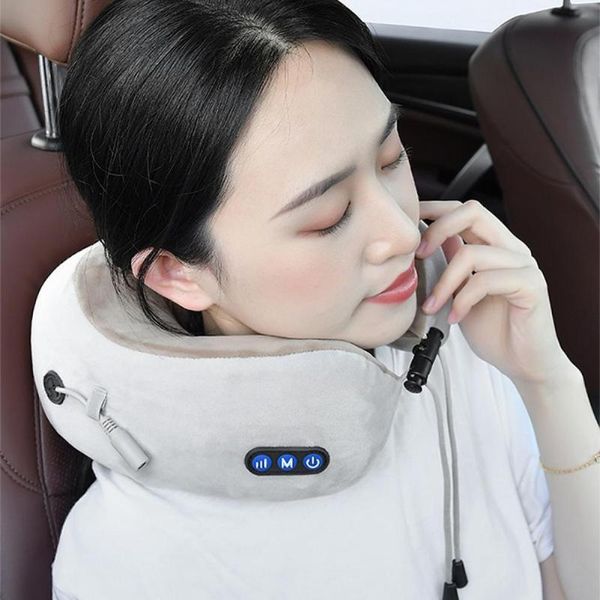 

seat cushions neck pillow u-shape super soft memory foam car head chin support cushion for office