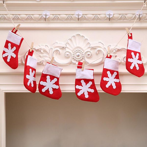 

party decoration 1 set diy wall hanging bunting banners christmas socks cap kids birthday/party child's room banner decor ic886432