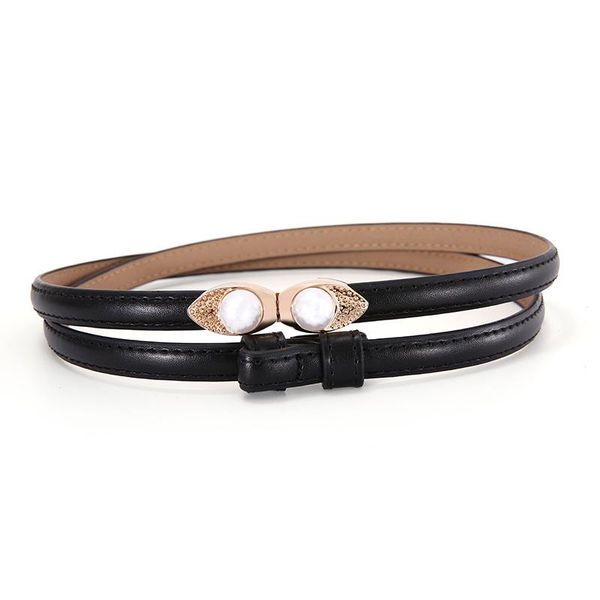

belts 021 women men real leather belt fashion strap, Black;brown