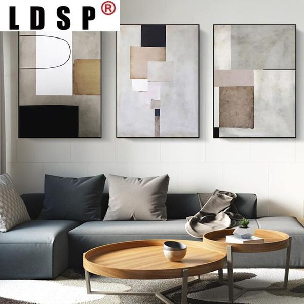 

paintings ldsp canvas abstract geometric vintage minimalist poster and print wall art picture office home decoration no framed