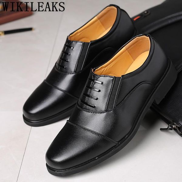 

dress shoes mens loafers black official for men designer oxford wedding chaussure classique homme zapatos