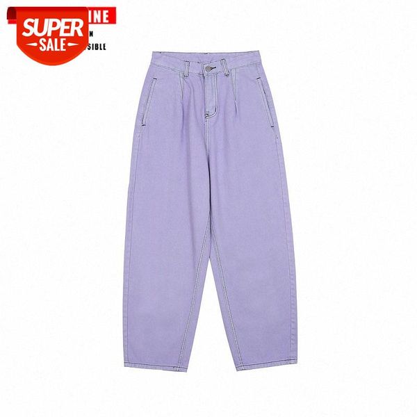 

tkpa men's loose harajuku street jeans hip hop casual pants #zm5q, Black