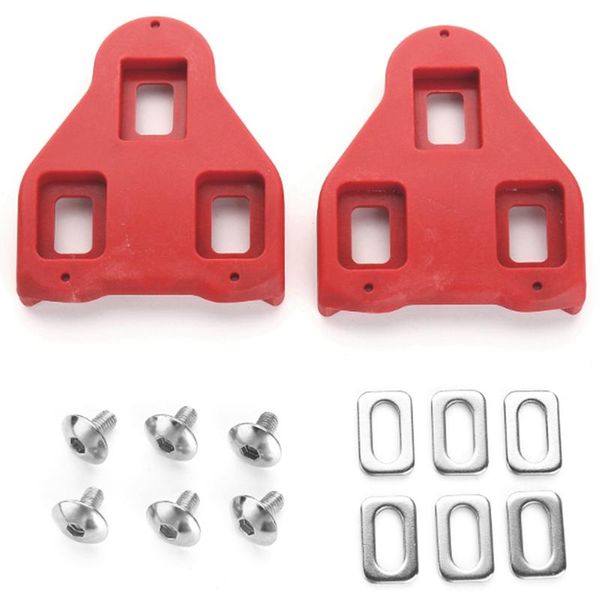 

bike locks cleats compatible with look delta 9 degree float - for peloton pedals & spin road shoes