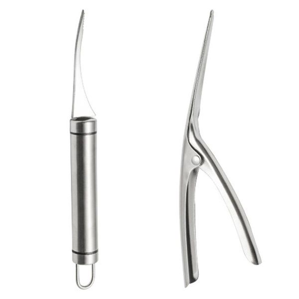 

fishing accessories 1 set shrimp line cutter cleaning tool ergonomic handle peeler