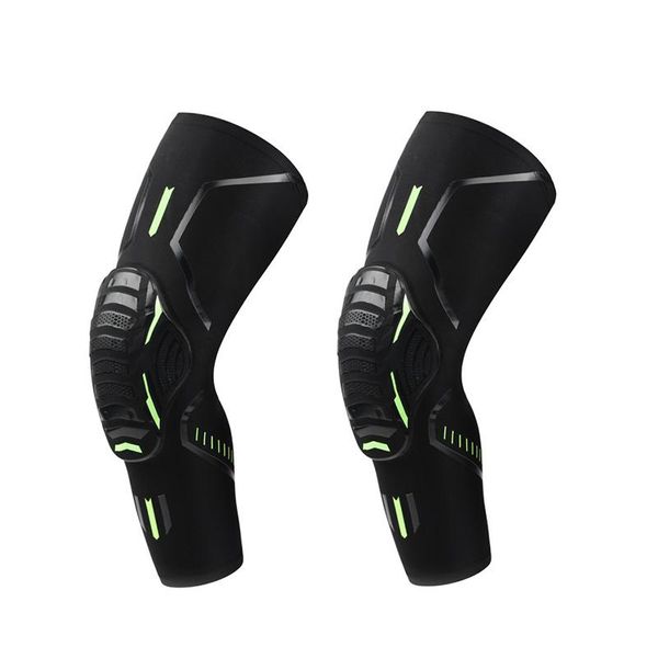 

elbow & knee pads 1 pair basketball kneepads elastic foam volleyball pad protector fitness gear sports support bracers for mtb climbing, Black;gray