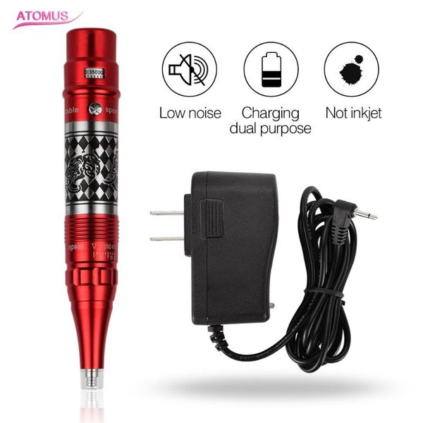 

tattoo guns kits est professional eyebrow lip kit 3d microblade motor pen gun with needle permanent makeup machine