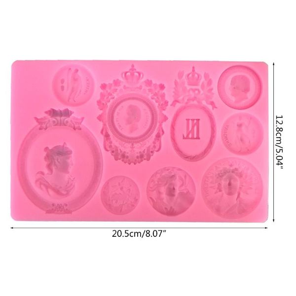 

baking & pastry tools q1fd 1 piece silicone cake fondant mould decorating chocolate gumpaste soaps resin