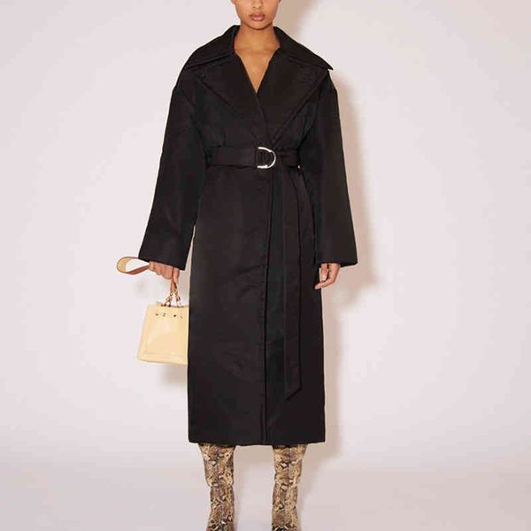 

women's trench coats winter women waterproof mid-length long windbreaker notched fashsion ladies jacket parkas coat with sashes e7yf, Tan;black