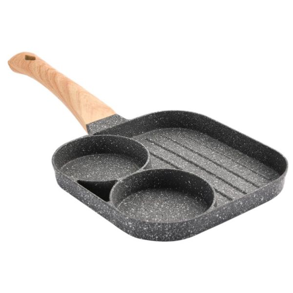 

1pc stone non-stick breakfast pan steak fried egg (assorted color) pans