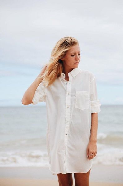 

beach dress swimwear women cover up cardigan bikini ups robe plage zaful for women's, White;black