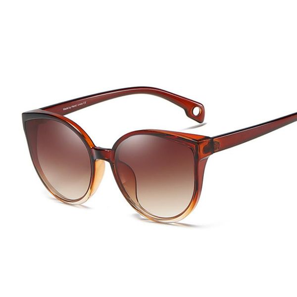 

sunglasses cat eye women retro female shade sun glasses fashion drive outdoor gradient eyewear gafas de sol uv400, White;black