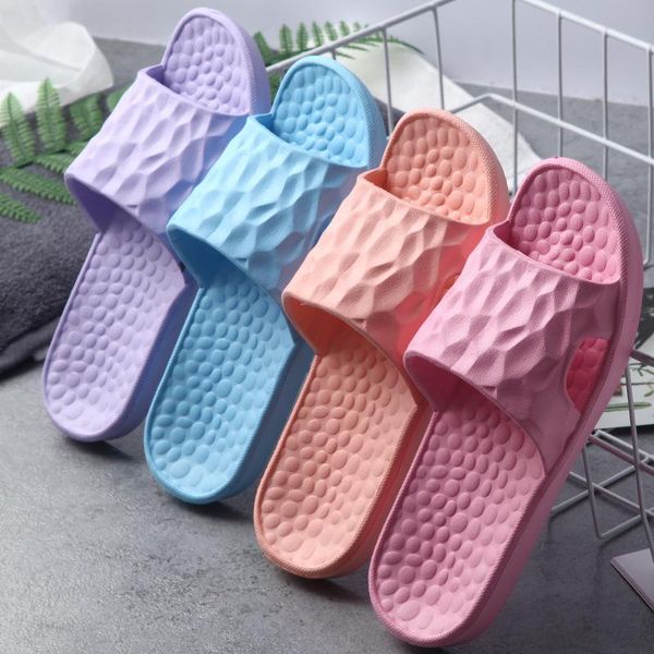 

summer fashion female household indoor slipper women's bathroom anti-slip sandals slippers, Black