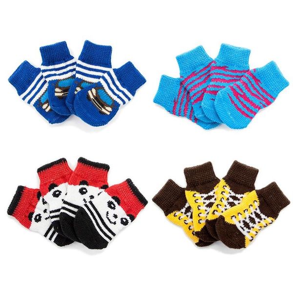 

dog apparel pet rroducts antiskid knitting socks cat claw protective cover is suitable for indoor wear