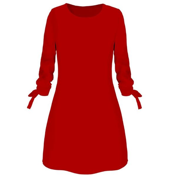 

factory5keq dress solid spring casual o-neck summer autumn lace up, White;black