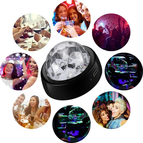

crystal ball lamp laser projector disco dj stage led lighting glow party supplies decoration