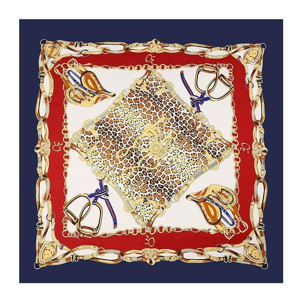 

scarves explosion-70x70cm small square towel women 's silk bank neckerchief decoration fa polyester cn(origin) dress, Blue;gray
