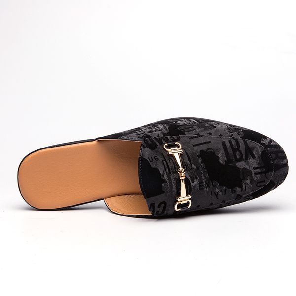 

slippers lanÃ§amento chinelos masculinos meia cor preta, calÃ§ados planos para homens jovens casuais, arrasto, sapato de verÃ£o caminhada er9y, Black