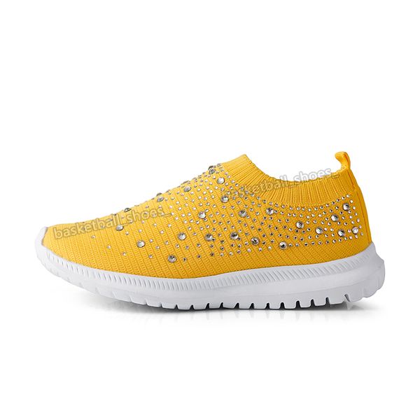 

fashions womens shoes large size rhinestone sock colors matching thick-soled old couple shoe sports sneaker woman trainers sneakers 35-43e, Black