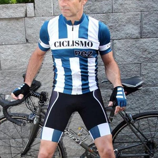 

pro team bicycle sportswear men short sleeve jersey sets summer mtb cycling clothing roupa ciclismo roadbike bike uniform racing, Black;blue