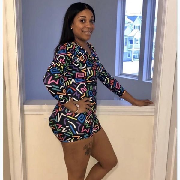 

women's jumpsuits & rompers women short playsuit striped long sleeve 2021 female elastic skinny sleepwear bodysuits, Black;white